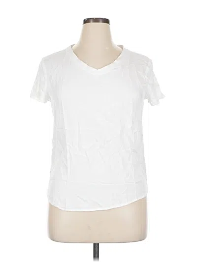 Pre-owned Ci Sono Short Sleeve T-shirt In White