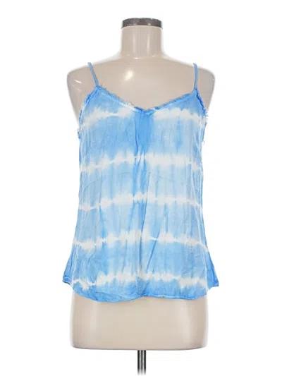 Pre-owned Ci Sono Sleeveless Top Blue Halter Neckline Tops