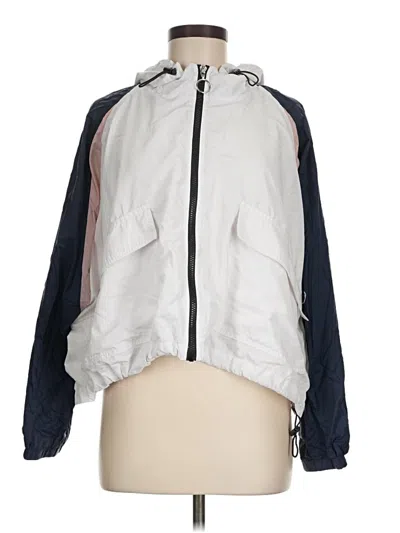 Pre-owned Ci Sono Windbreaker Jacket In White