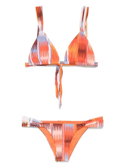 Cia Maritima Abstract-print Bikini In Multi