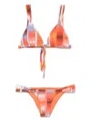 Cia Maritima Printed Bikini Set In Orange