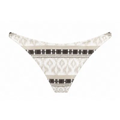 Ciao Bella Monte Carlo Women's Neutrals Beige Ikat Bottom In White