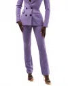 Ciao By Cc Kris Straight Leg Trousers In Purple In Purple