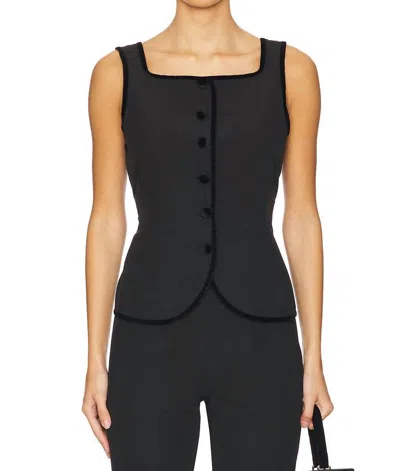 Ciao Lucia Amira Top In Black