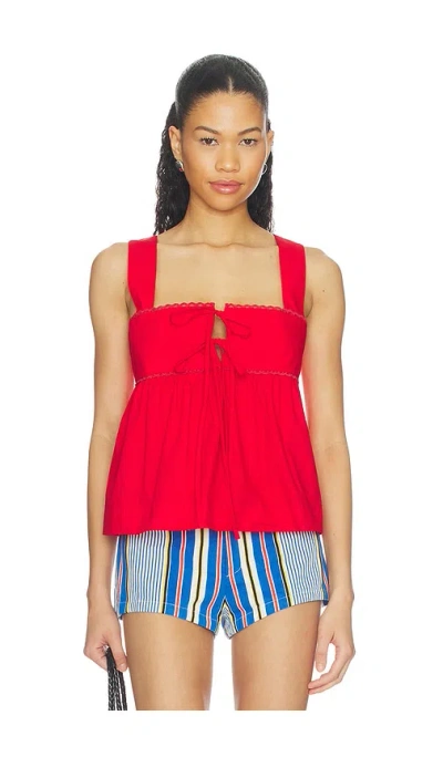 Ciao Lucia Ander トップ In Red