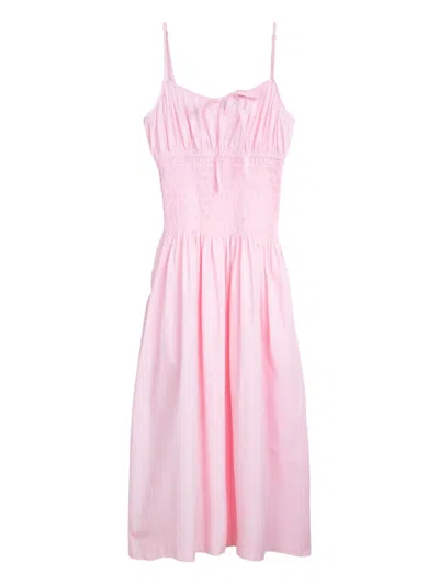 CIAO LUCIA BARBARA SMOCKED MAXI DRESS