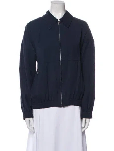 Pre-owned Ciao Lucia Bomber Jacket In Blue