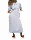 Ciao Lucia Clotilde Dress In Dandelion In Blue