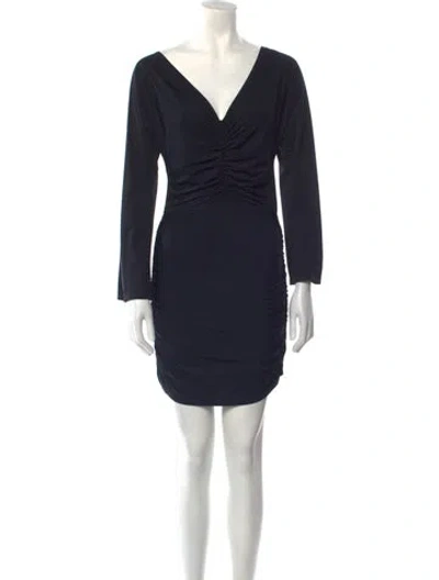 Pre-owned Ciao Lucia Cowl Neck Mini Dress In Black