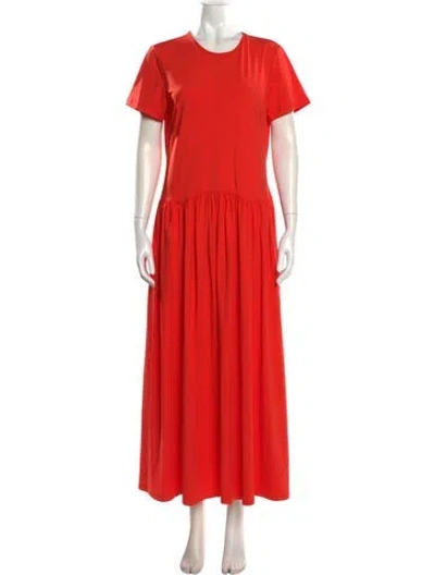 Pre-owned Ciao Lucia Crew Neck Long Dress W/ Tags In Orange