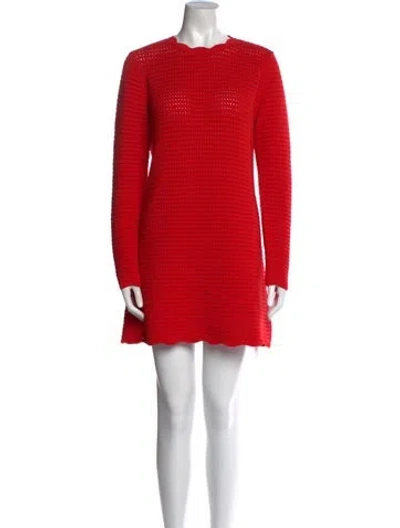 Pre-owned Ciao Lucia Crew Neck Mini Dress W/ Tags In Red