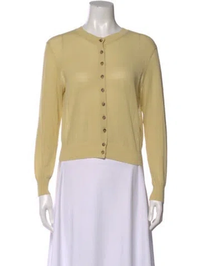 Pre-owned Ciao Lucia Crew Neck Sweater In Yellow