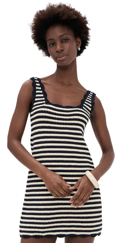 Ciao Lucia Domeka Dress Stripe In Black