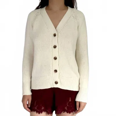 Ciao Lucia Dorado Cardigan In White In Neutral