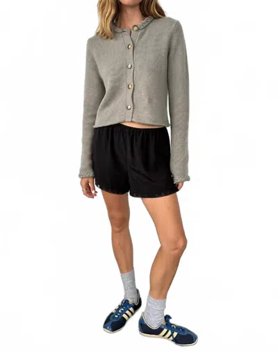 Ciao Lucia Doris Cardigan In Taupe In Gray