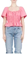 Ciao Lucia Elvia Top Carnation In Red