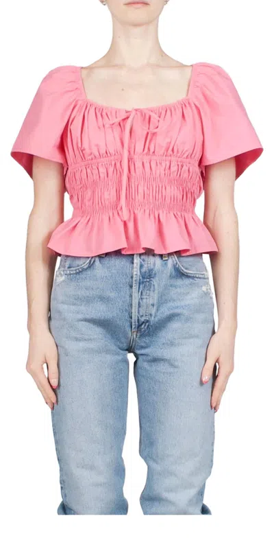 CIAO LUCIA ELVIA TOP IN CARNATION