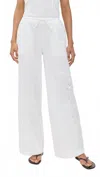 Ciao Lucia Ermanno Wide Leg Pants In White In White