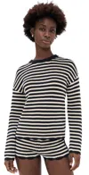 Ciao Lucia Febo Pullover Stripe In Black