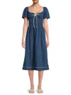 Ciao Lucia Fiorella Dress In Ink In Blue