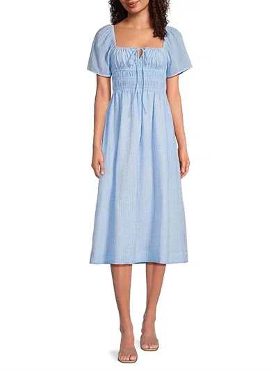 Ciao Lucia Fiorella Midi Dress In Blue
