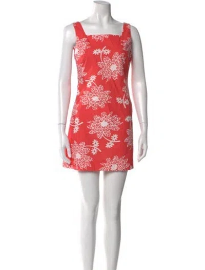 Pre-owned Ciao Lucia Floral Print Mini Dress In Pink