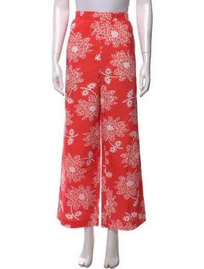 Pre-owned Ciao Lucia Floral Print Wide Leg Pants In Multicolor