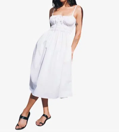 Ciao Lucia Gabriela Midi Dress In White