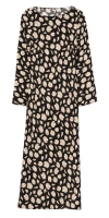 Ciao Lucia Gaia Long Sleeve Midi Dress In Black