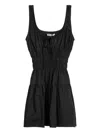 Ciao Lucia Gianluca Smocked Flared Mini Dress