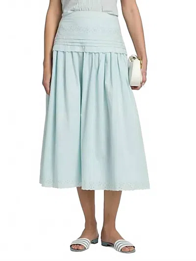 Ciao Lucia Irati Midi Skirt In Baby Blue