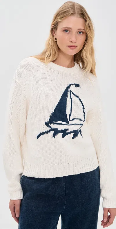 Ciao Lucia Josette Pullover Ivory In Neutral
