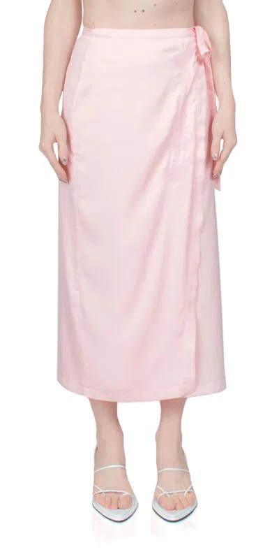 Ciao Lucia Kora Embroidered Skirt In Ballet In Pink