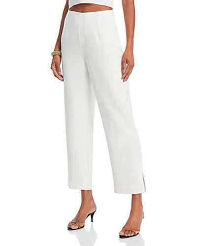 Ciao Lucia Lanza Cropped Trousers In White