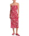 Ciao Lucia Leo Peony Midi Dress In Peony