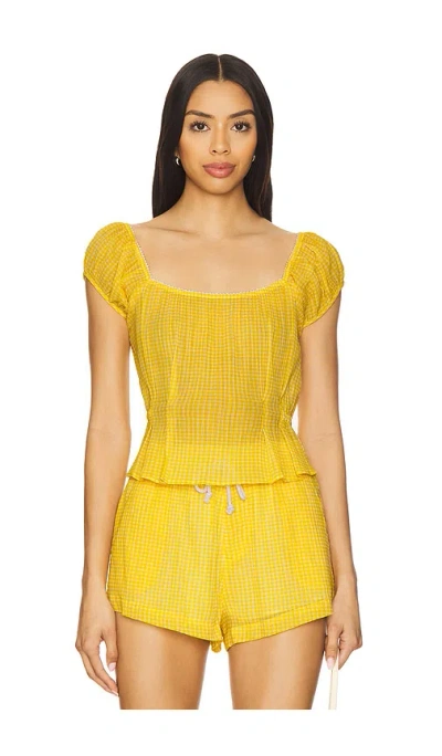 Ciao Lucia Lille Top In Yellow