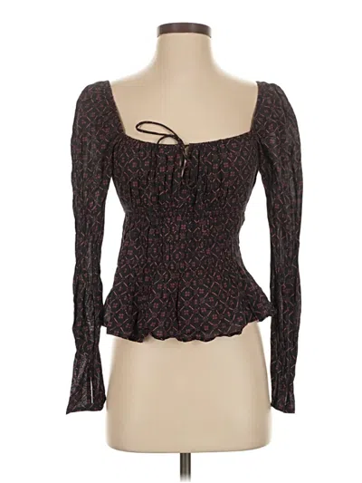 Ciao Lucia Long Sleeve Blouse In Multi