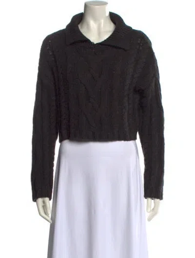 Pre-owned Ciao Lucia Long Sleeve Sweatshirt In Black