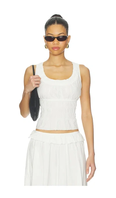Ciao Lucia Louisa Top In White