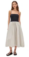 Ciao Lucia Mael Dress Oatmeal Linen In Oatmeal