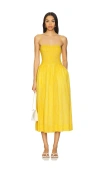 Ciao Lucia Mael Dress Sun Gingham In Yellow