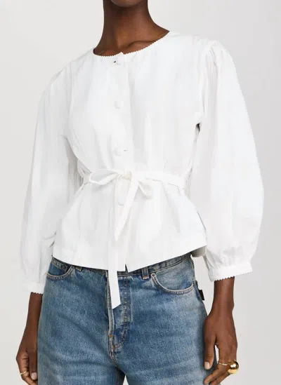 Ciao Lucia Marie Top In White