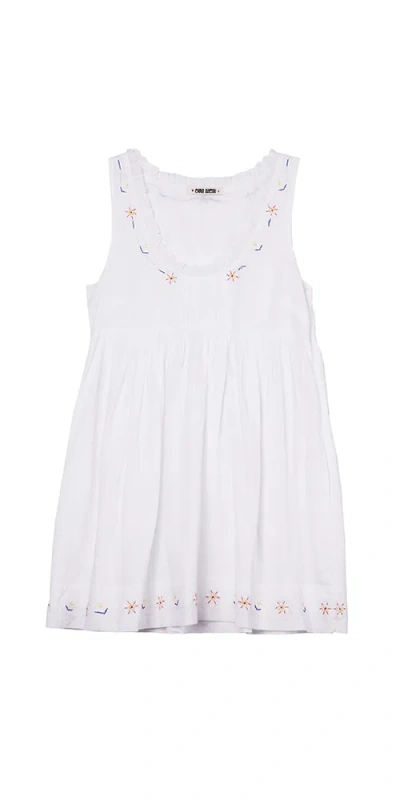 Ciao Lucia Meissa Floral Embroidered Dress In White