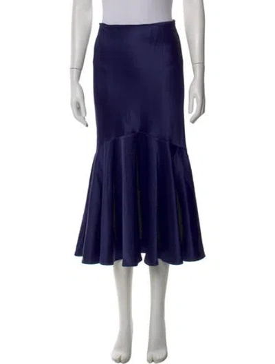 Pre-owned Ciao Lucia Midi Length Skirt In Blue