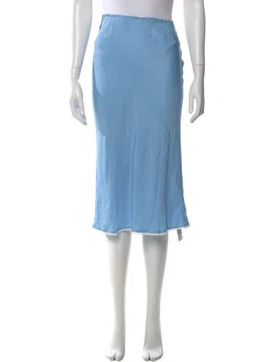 Pre-owned Ciao Lucia Midi Length Skirt In Blue