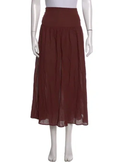 Pre-owned Ciao Lucia Midi Length Skirt In Brown