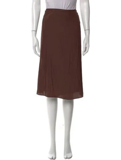 Pre-owned Ciao Lucia Midi Length Skirt In Brown