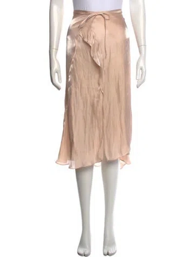 Pre-owned Ciao Lucia Midi Length Skirt In Neutral