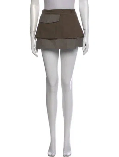 Pre-owned Ciao Lucia Mini Skirt In Brown