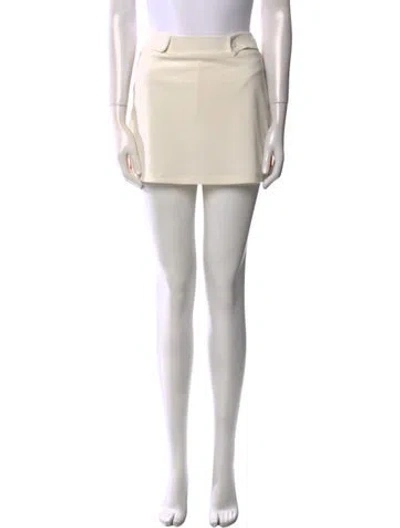 Pre-owned Ciao Lucia Mini Skirt W/ Tags In White